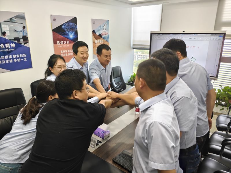 聚焦飛灰處理新突破 內蒙 2000KVA 直流爐項目啟動會在我公司順利舉行